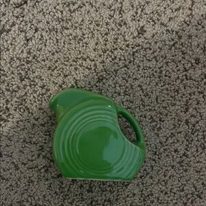 Fiestaware mini Green Ceramic Pitcher